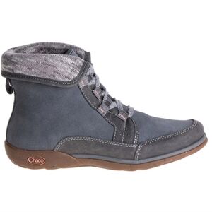 Chaco Women's Barbary Castlerock Gray Lace Up Hiking Boots with Wool Knit Lining